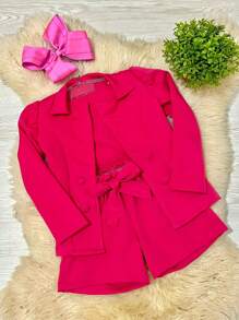 Young Girls Sets - 玫紅色 - 查看 2