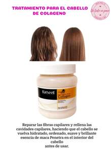 DE TODO UN POCO Mascarilla de Colágeno Para Cabello Tratamiento Karseell 250ml - Albaricoque - Ver 1