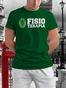 Men T-Shirts - 軍綠色 - 查看 1