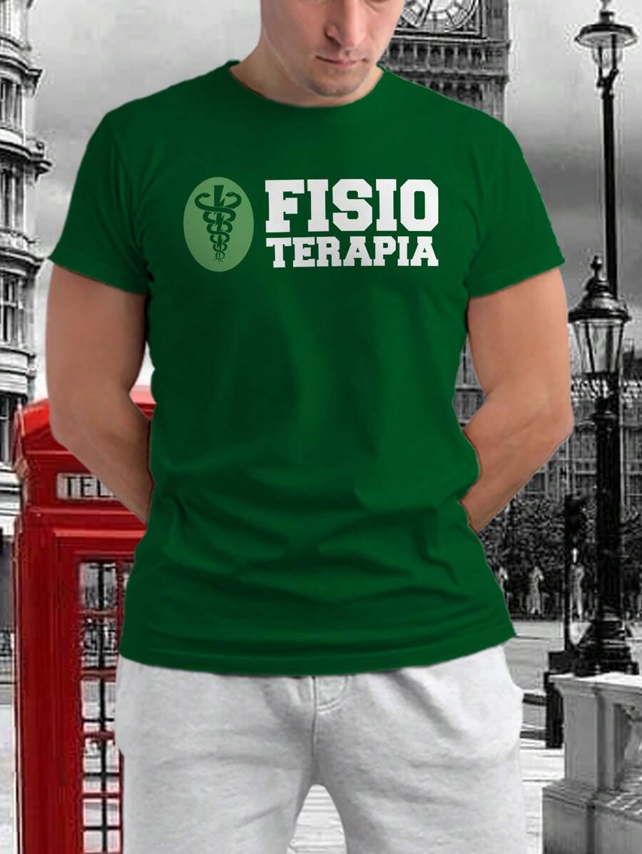 Men T-Shirts - 軍綠色 - 查看 1