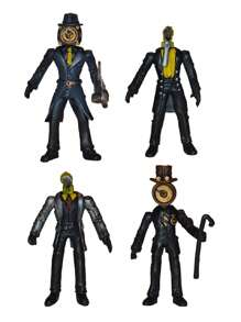 SKIBIDI TOILET MODEL 4 PIECES 2 CLOCKMAN  AND 2 TALADOR MAN  12 CM ARTICULATED - 彩色 - 查看 1