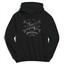 Sudaderas con Capucha para Hombre - Negro - Ver 2