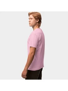 Men T-Shirts - Màu Hồng baby - Xem 2