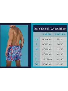 TRAJE DE BAÑO BAÑADOR SHORT DE NATACION HOMBRE VARIOS COLORES - Amarillo - Ver 4