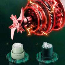 Vaso Licuadora Portátil de 420 ml Tipo Taza de 6 Aspas - Rosa - Ver 6