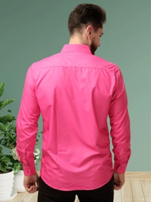Men Shirts - ピンク - チェックする 6