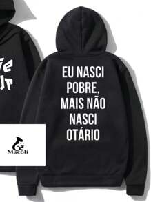 Men Hoodies - 黑色 - 查看 3