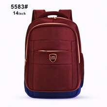 Men Fashion Backpacks - Màu Đỏ Sâu - Xem 5