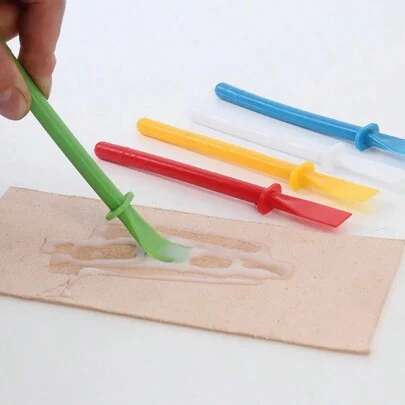 2-20 件皮革胶涂抹器 PP 胶刷手持式便携式清洁器适用于钱包皮革钱包手工艺品制作供应