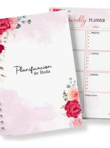 Wedding Agenda, Wedding Planning, Wedding Organisation, Bride And Groom - Red - View 1