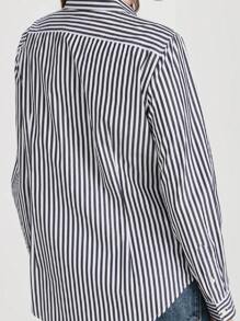 Women Blouses - 藏蓝色 - 查看 2