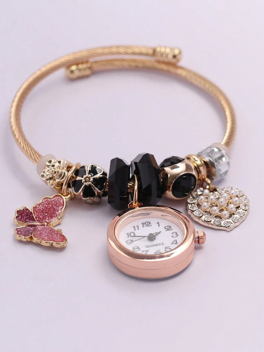 Women's Quartz Watches - 黑色 - 查看 1