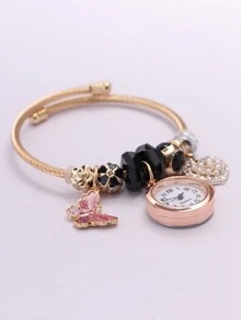 Women's Quartz Watches - 黑色 - 查看 2