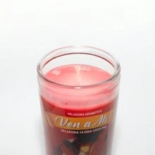 Veladora, Vela, Ven a Mí, Aromática, 14 Días, Esoterismo, Intención de atraer al ser amado o para encontrar el amor de pareja. - Rojo - Ver 7