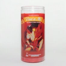 Veladora, Vela, Ven a Mí, Aromática, 14 Días, Esoterismo, Intención de atraer al ser amado o para encontrar el amor de pareja. - Rojo - Ver 5