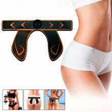 Electro Estimulador 03 Tonificador Gluteos Cintura Pompa Ems - Negro - Ver 1