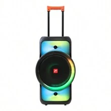 Bafle Amplificado Bocina Portátil 12 pulgadas bluetooth BOOM con micrófono - Negro - Ver 3