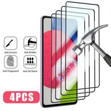 4PCS Full Cover Tempered Glass Compatible With Samsung A23 5G A33 5G A53 5G A73 5G M21 Screen Protector For M31 S20 S21 FE 5G S22 Plus Glass Full Coverage Easy Install High-Definition Clear, Bubble-Free, Scratch And Shatter Resistant Tempered Glass Screen Protector Ultra-High Definition Gift For Birthday/Easter/Presidents Day/Christmas//Family/Friends/Boy/Girlfriend Gift For Birthday, Family, Friends Phone Screen Protector, Phone Accessories