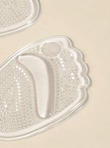 Almohadilla Transparente De Silicona Antideslizante Para Balancin De Pies Para Mujeres, Plantilla Suave Para La Parte Delantera Del Pie De Zapato Código Medio, Resistente Al Desgaste, Sandalias Con Tacones Altos Antideslizantes, Protector Ultra Suave Para La Mitad De La Plantilla - transparente - Ver 5