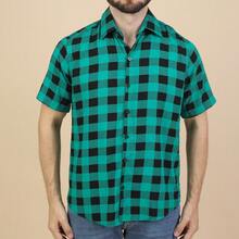 Men Shirts - 綠色 - 查看 1