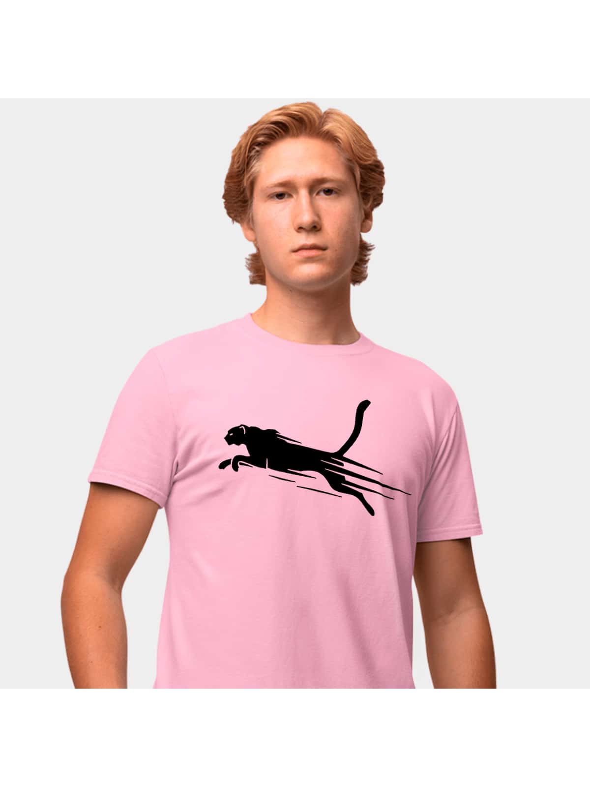 Men T-Shirts - Màu Hồng baby - Xem 1