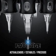 Cartucho para tatuaje profesional RL ROUND LINER 16 PIEZAS FROTTAGE TATTOO TATUAR - Negro - Ver 9