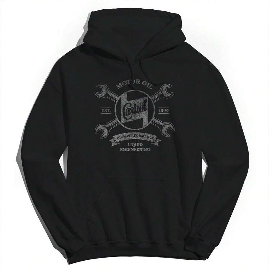 Sudaderas con Capucha para Hombre - Negro - Ver 1