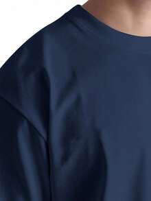 Men T-Shirts - 藏蓝色 - 查看 3