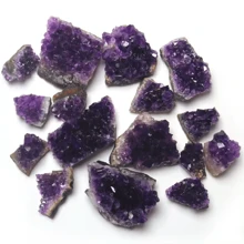 1pc Raw Amethyst Stones And Crystals Rock, Natural Amathesis Crystal Clusters, Geodes With Crystals,Real Amethyst Crystals Geode, Gemstones, Healing Crystals - one-size - View 3