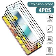 4PCS Full Cover Tempered Glass Compatible With Samsung A23 5G A33 5G A53 5G A73 5G M21 Screen Protector For M31 S20 S21 FE 5G S22 Plus Glass Full Coverage Easy Install High-Definition Clear, Bubble-Free, Scratch And Shatter Resistant Tempered Glass Screen Protector Ultra-High Definition Gift For Birthday/Easter/Presidents Day/Christmas//Family/Friends/Boy/Girlfriend Gift For Birthday, Family, Friends Phone Screen Protector, Phone Accessories