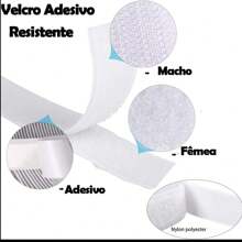 Adhesive Fastener Tape - 白色 - 查看 2