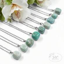 Pendant Necklaces - Vòng cổ đá Amazonite - Xem 11