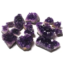 1pc Raw Amethyst Stones And Crystals Rock, Natural Amathesis Crystal Clusters, Geodes With Crystals,Real Amethyst Crystals Geode, Gemstones, Healing Crystals - one-size - View 2