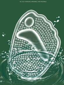 Silicone Half Insole For High Heels, Women's Anti-Slip Cushioning Shoe Pads For Front Of Foot Padding - Clear - View 5