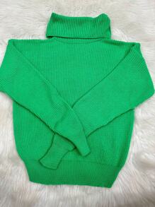 Women Knit Tops - Màu xanh Bạc hà - Xem 1