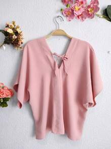 Women Blouses - 粉色 - 查看 2