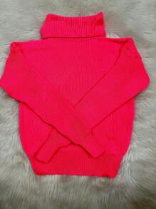 Women Sweaters - Coral Pink - View 1