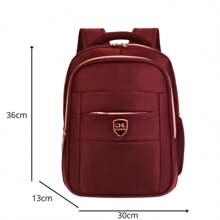 Men Fashion Backpacks - Màu Đỏ Sâu - Xem 4