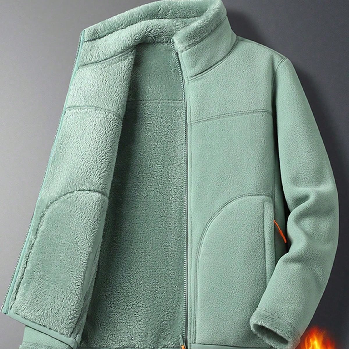 Chaqueta de forro polar de sherpa reversible para mujer, abrigo suave para exteriores, para invierno, deportes de esquí