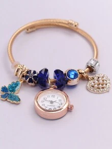 Women's Quartz Watches - 藍色 - 查看 3