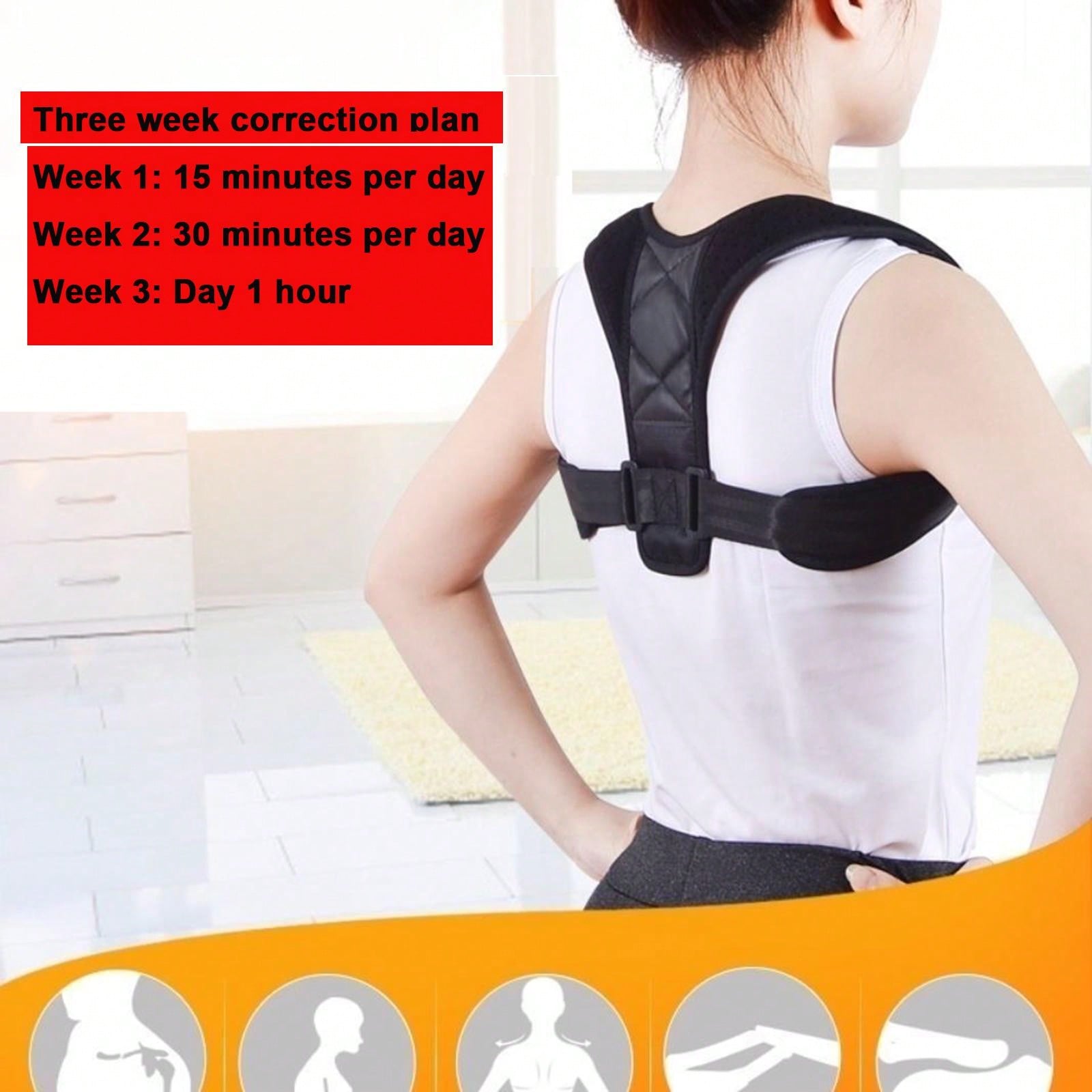 Posture Corrector Upper Back Brace Neck Shoulder Back Support Brace