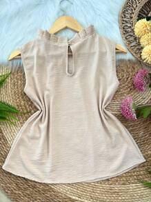 Women Tops - 杏色 - 查看 2