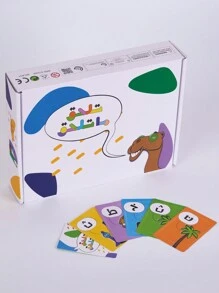 1 boîte Jeu de cartes arabe, jeu de fête, jeux de table, Gool Bs La Tgool, bonne qualité et solide, l'emballage peut varier, multicolore, jeux de fête pour adultes convenant pour Halloween/Noël/Thanksgiving
