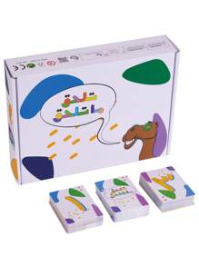 1 boîte Jeu de cartes arabe, jeu de fête, jeux de table, Gool Bs La Tgool, bonne qualité et solide, l'emballage peut varier, multicolore, jeux de fête pour adultes convenant pour Halloween/Noël/Thanksgiving