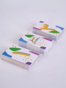 1 boîte Jeu de cartes arabe, jeu de fête, jeux de table, Gool Bs La Tgool, bonne qualité et solide, l'emballage peut varier, multicolore, jeux de fête pour adultes convenant pour Halloween/Noël/Thanksgiving