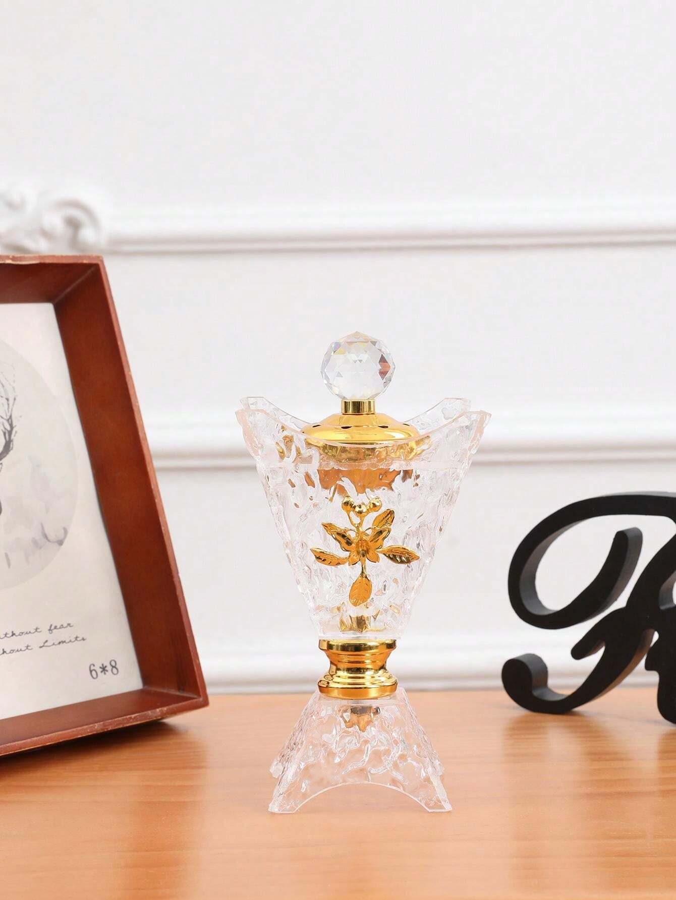 New Acrylic Golden Flower Style Incense Burner SHEIN USA