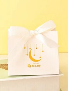 10pcs   Mubarak Favor Boxes With Silk Ribbon Treat Candy Box Party Favors  Mubarak Goodie Chocolates Biscuit Boxes - 10PCS Box - View 8