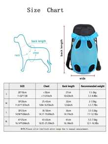 tranh sơn dầu Thoáng khí Ba lô địu thú cưng Đối với Mèo Và Chó Đối với Du lịch ngoài trời - Màu xanh nhạt - Xem 2