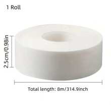 1 cuộn/8m băng dính tự dính màu trắng chống mồ hôi, miếng dán chống vết bẩn cổ áo, miếng bảo vệ cổ áo chống mồ hôi, miếng thấm hút mồ hôi cho cổ áo và cổ tay áo sơ mi unisex, miếng dán thấm hút mồ hôi dùng một lần, giữ cho cổ áo và mũ luôn sạch sẽ và khô ráo, cần thiết cho du lịch, thể thao, hoạt động ngoài trời, mùa hè, miếng dán, hình trái tim ngày Valentine, làm mát mùa hè, bãi biển, du lịch - Một cỡ - Xem 2