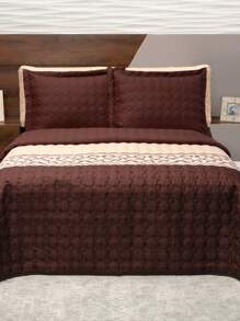 Home Elephant Light Double Coffee Duvet Two Views Arona - Coffee Brown - View 2